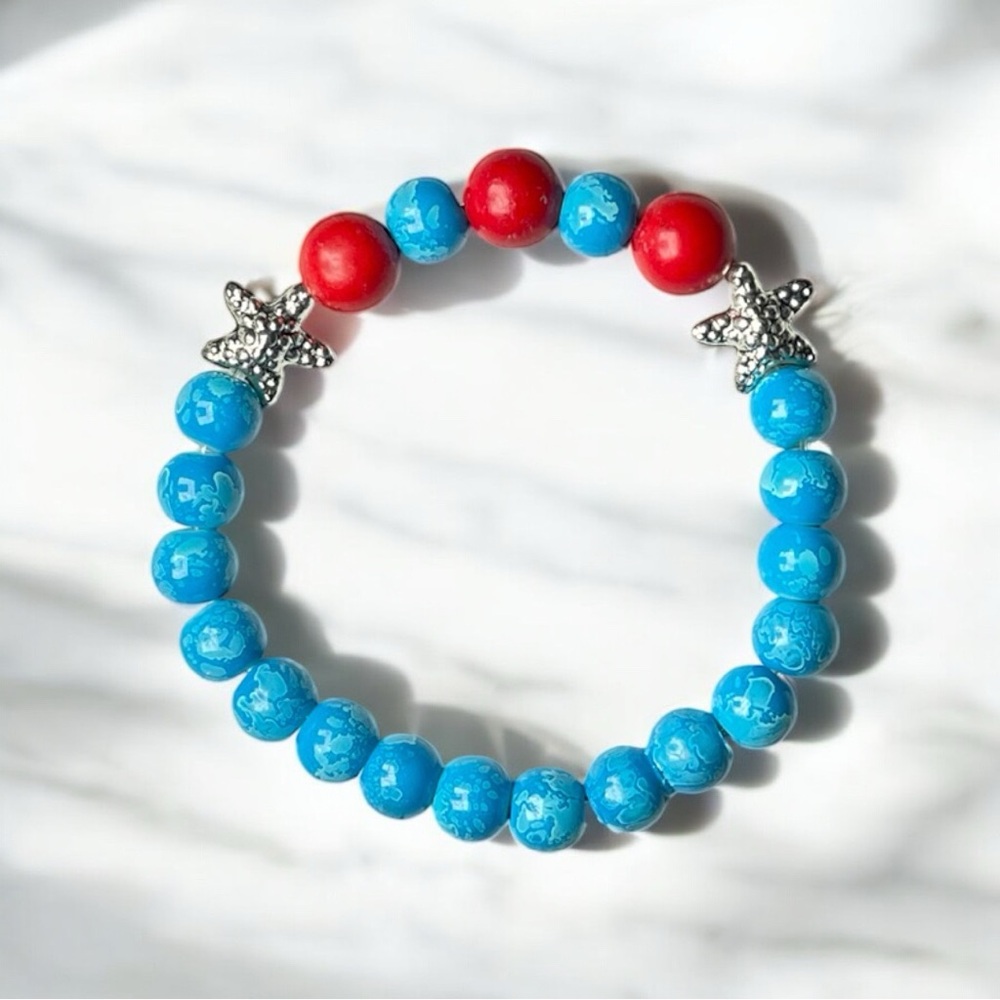 Artisan Glass Beaded Bracelet